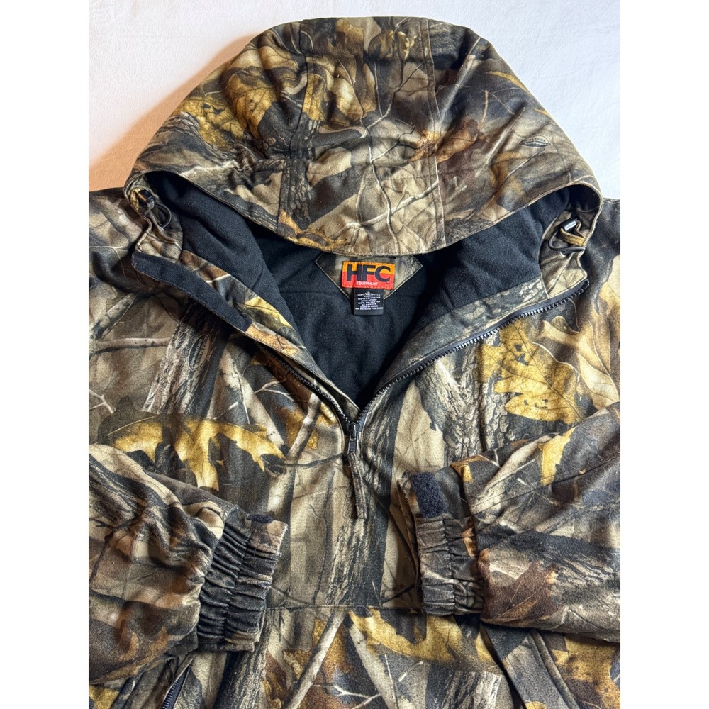 HFC Equipment Waterproof Camouflage Hoodie Jacket Men's Size L - Picture 2 of 10